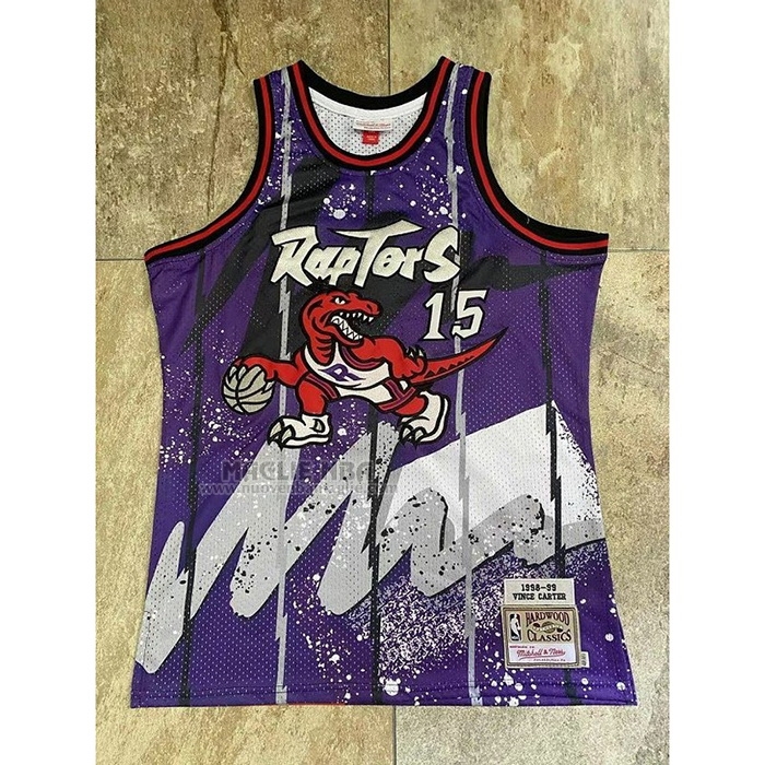 Maglia
 Vince Carter NO 15 Toronto Raptors Mitchell & Ness 1998-99 Viola
